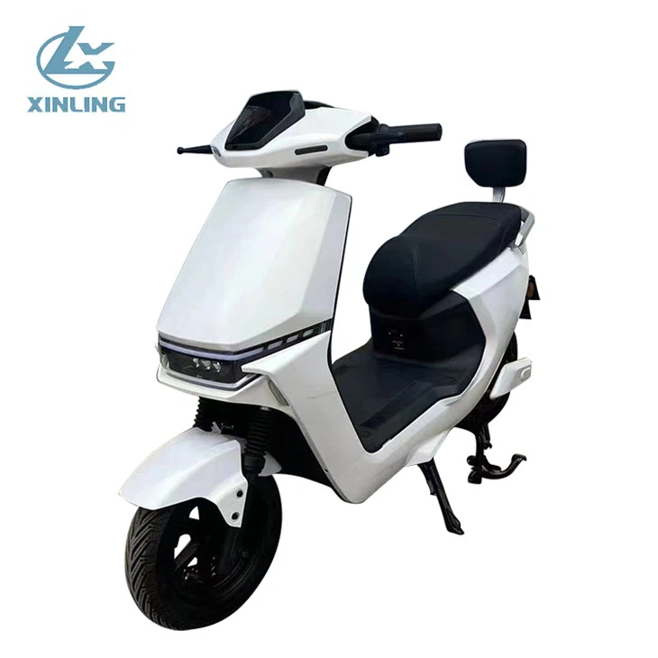 Electric Moped Motorcycle For Adults-White
